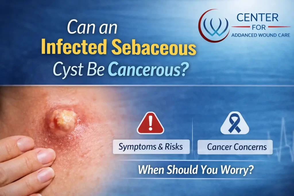 Can an infected sebaceous cyst be cancerous with symptoms and warning signs – Center for Advanced Wound Care