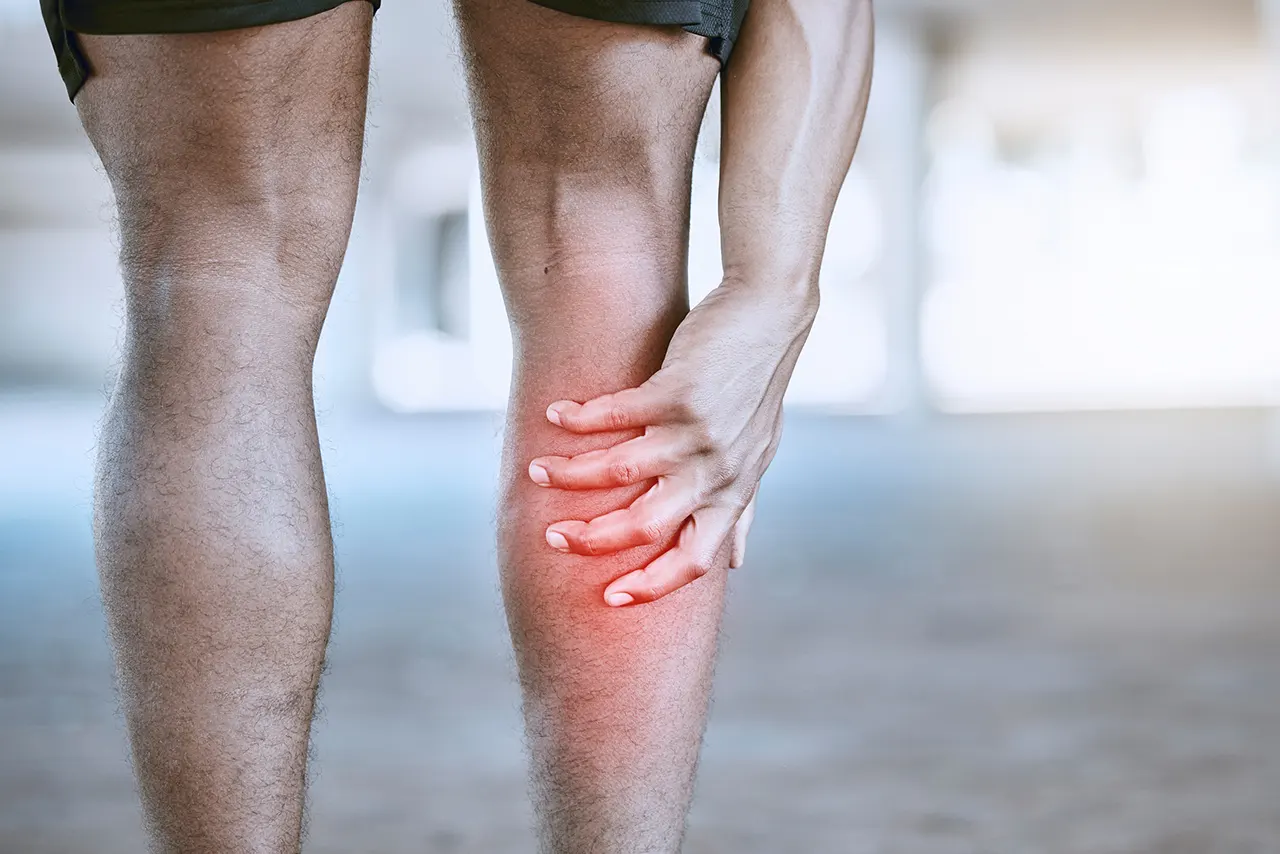 Patient experiencing leg pain and heaviness