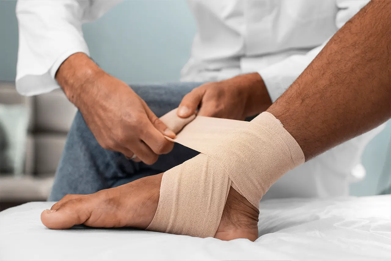 Advanced treatment of a non-healing wound